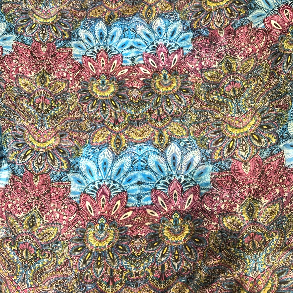 Lavello Chiffon Wrap Vest Converts for Multiple Looks! Multicolor Floral… - Picture 4 of 12